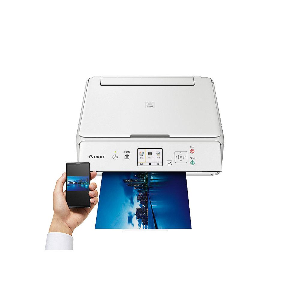 Canon PIXMA TS5051 weiß Multifunktionsdrucker Scanner Kopierer WLAN