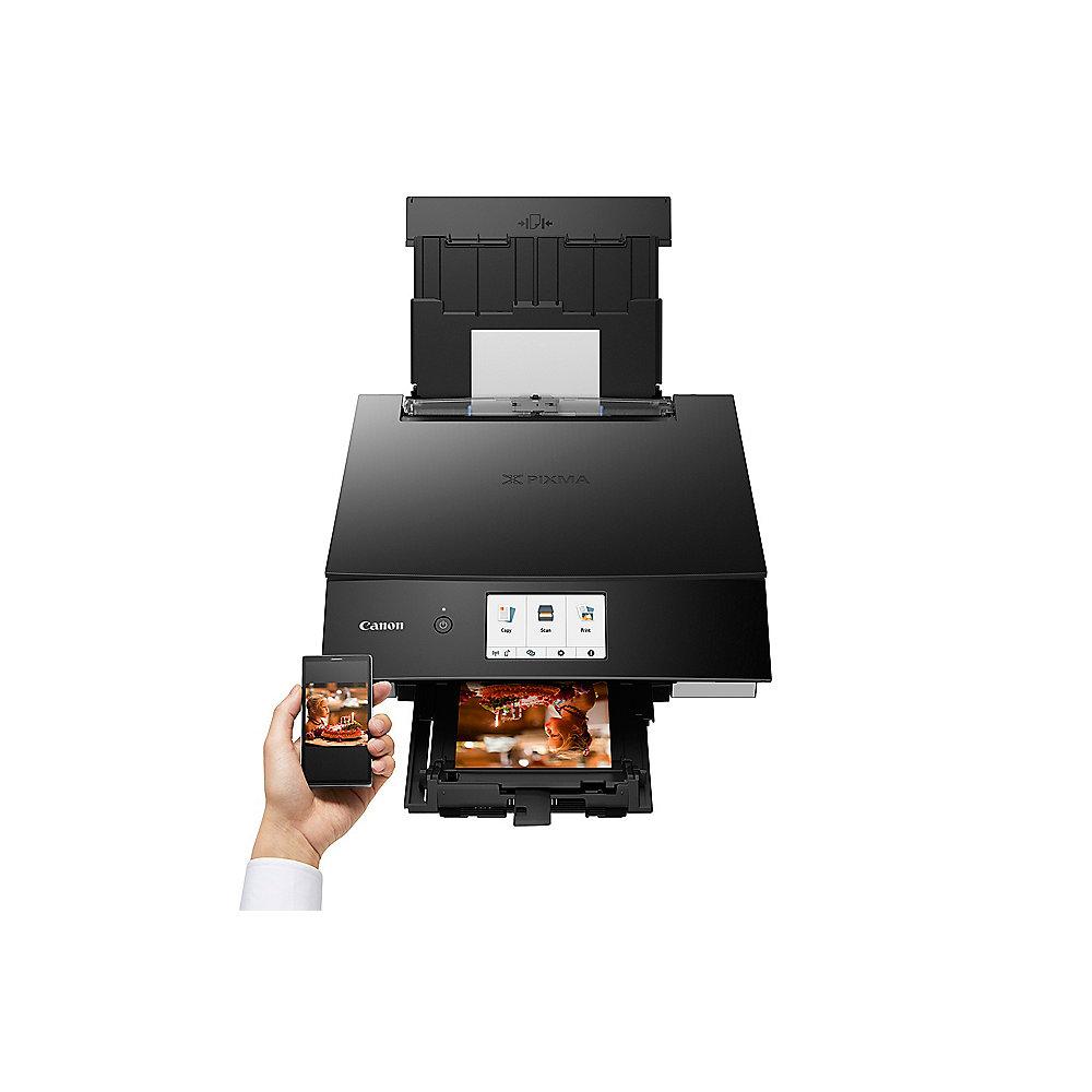 Canon PIXMA TS8250 Schwarz Multifunktionsdrucker Scanner Kopierer WLAN