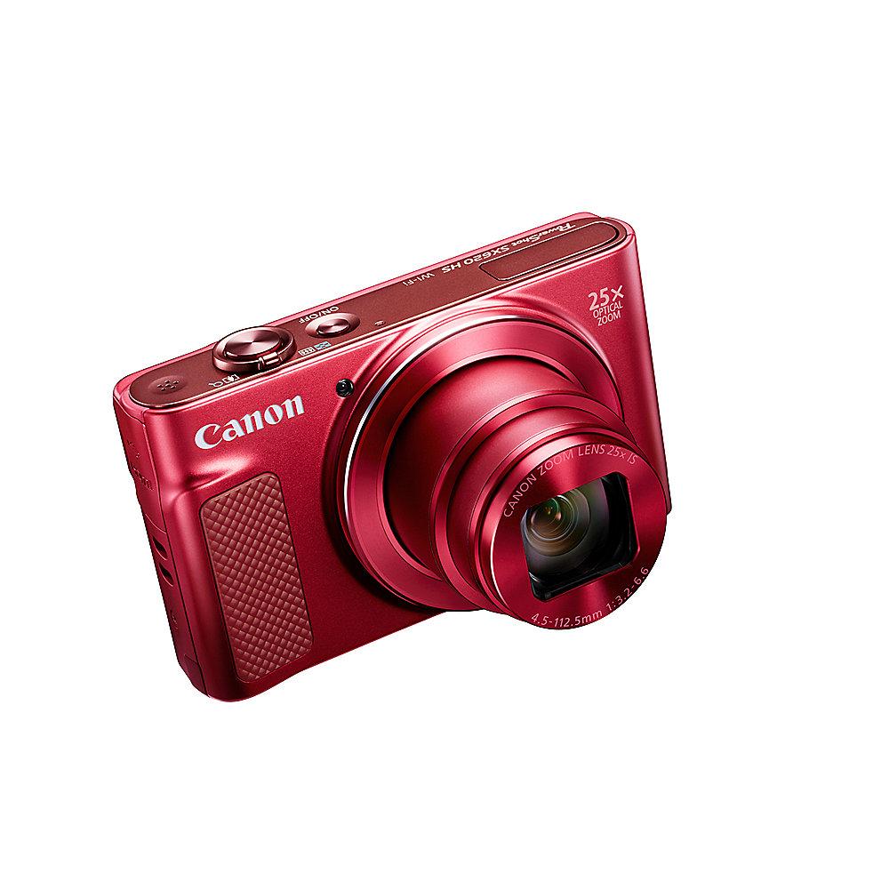 Canon PowerShot SX620 HS Digitalkamera rot, Canon, PowerShot, SX620, HS, Digitalkamera, rot
