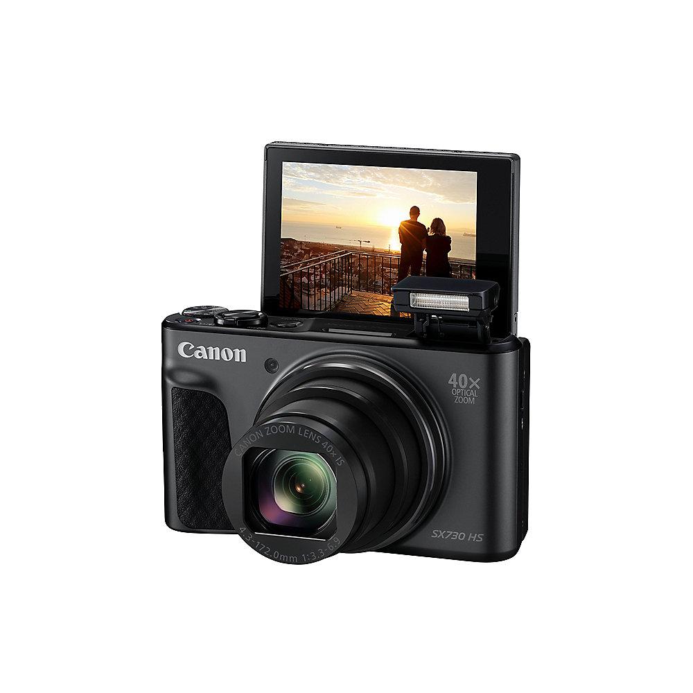 Canon PowerShot SX730 HS Digitalkamera schwarz, Canon, PowerShot, SX730, HS, Digitalkamera, schwarz