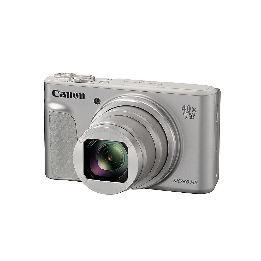 Canon PowerShot SX730 HS Digitalkamera silber, Canon, PowerShot, SX730, HS, Digitalkamera, silber