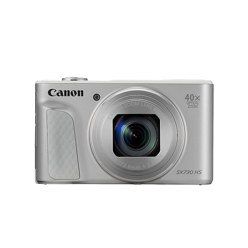 Canon PowerShot SX730 HS Digitalkamera silber, Canon, PowerShot, SX730, HS, Digitalkamera, silber