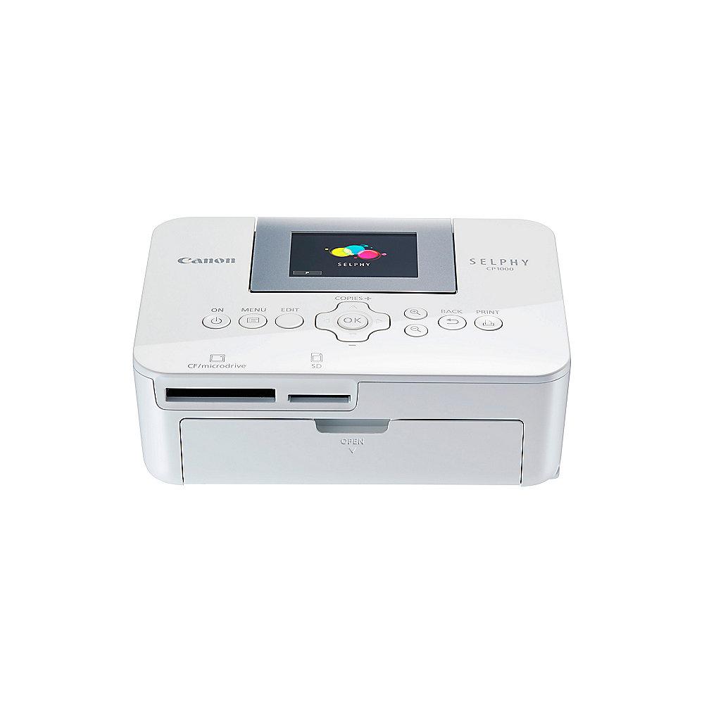 Canon SELPHY CP1000 weiss Fotodrucker, Canon, SELPHY, CP1000, weiss, Fotodrucker