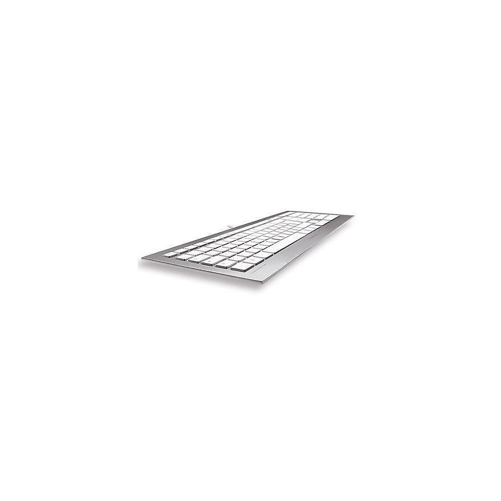 Cherry JK-0350DE STRAIT Corded Multimedia Keyboard USB silber, Cherry, JK-0350DE, STRAIT, Corded, Multimedia, Keyboard, USB, silber