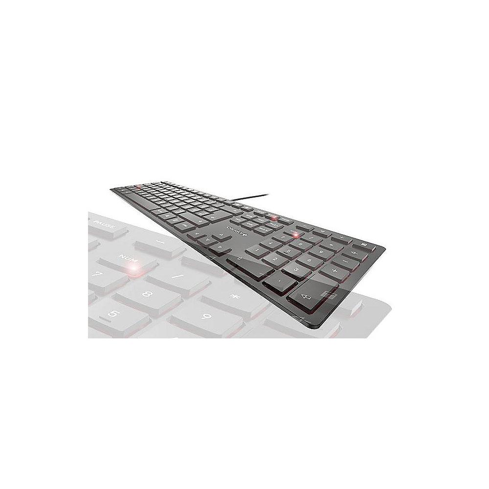 Cherry KC 6000 Slim Keyboard USB schwarz JK-1600DE-2