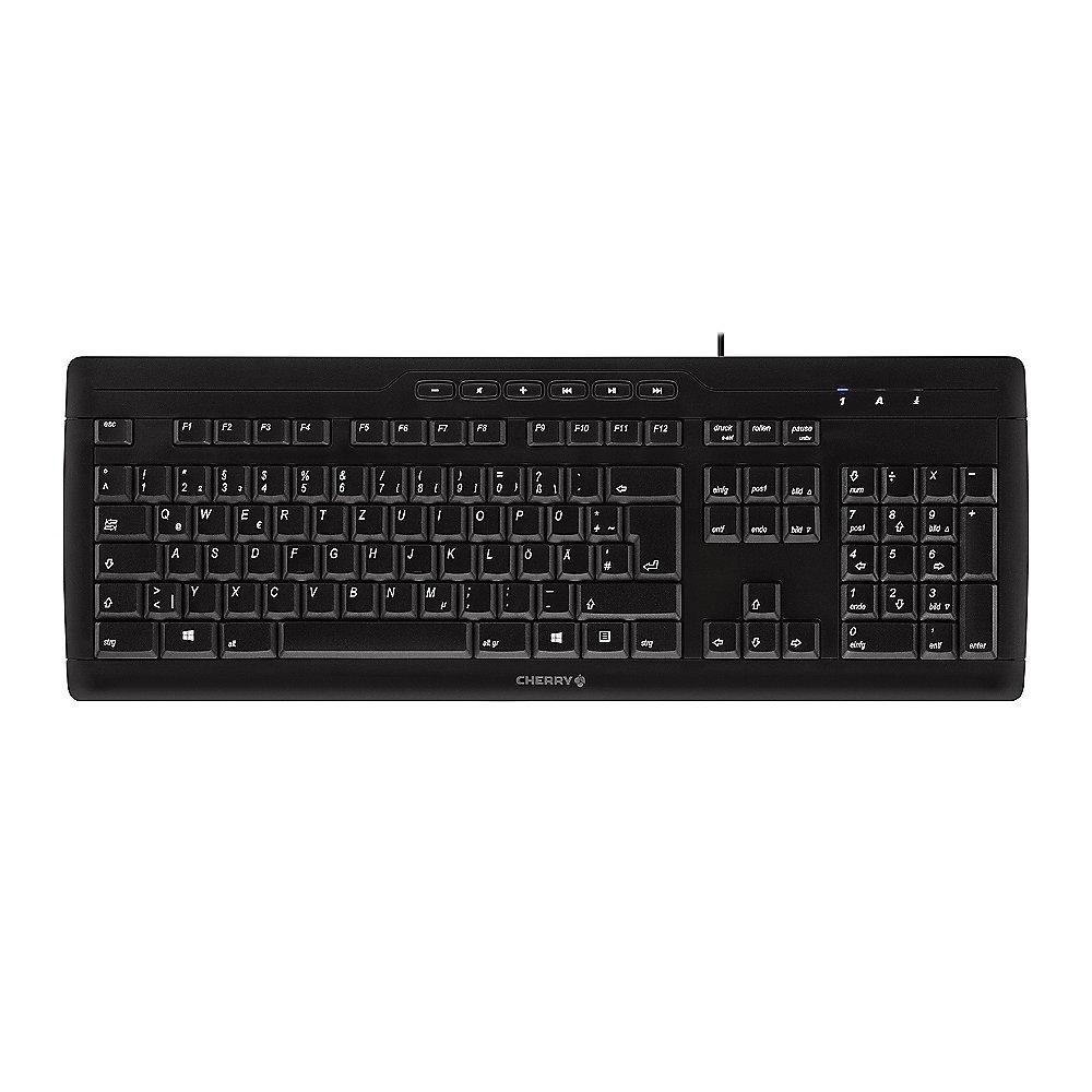 Cherry Stream 3.0 Tastatur USB schwarz CH-Layout (Schweiz) G85-23200CH-2, Cherry, Stream, 3.0, Tastatur, USB, schwarz, CH-Layout, Schweiz, G85-23200CH-2