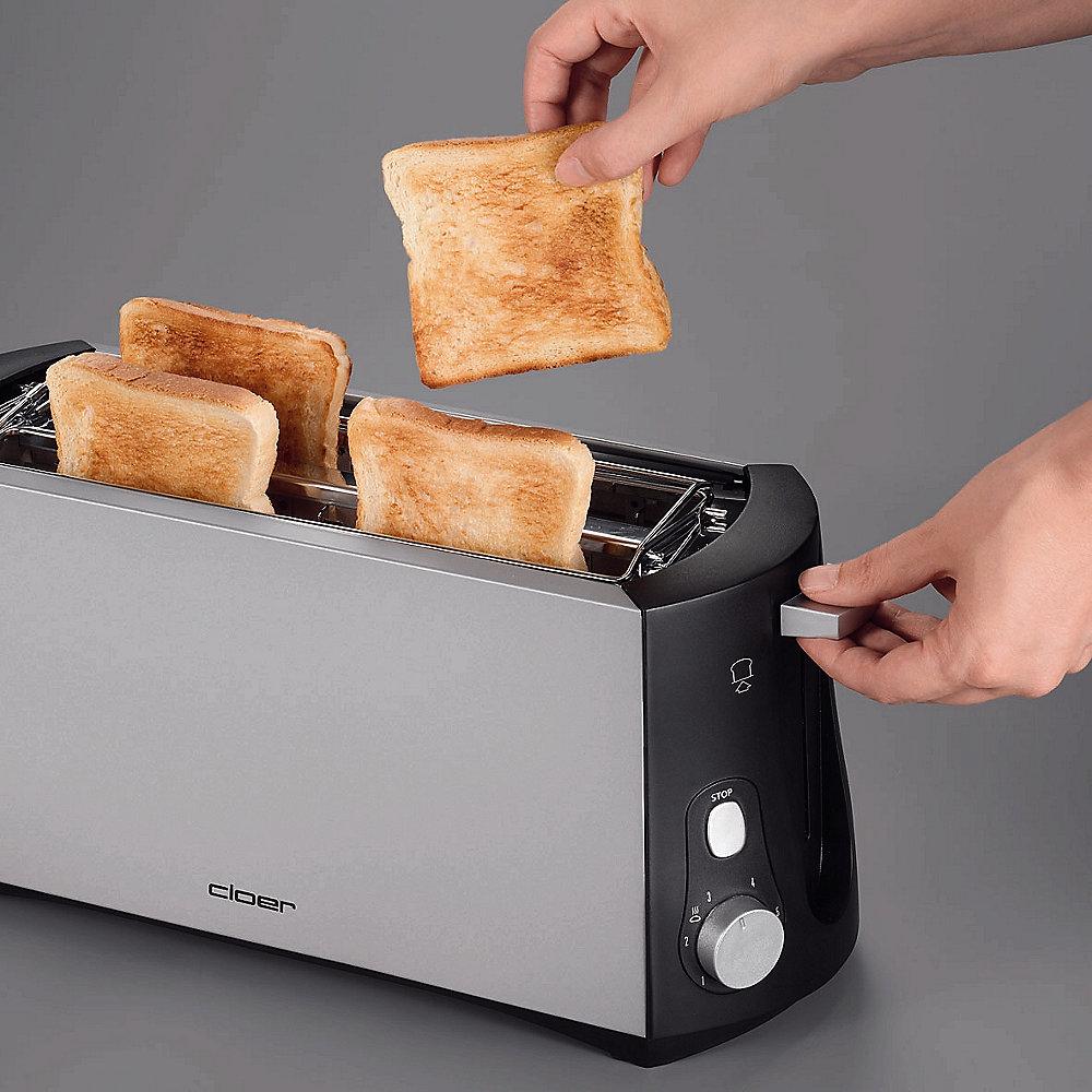 Cloer 3710 Toaster Edelstahl