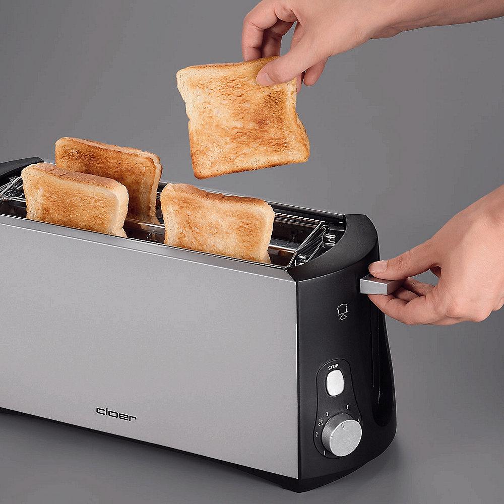 Cloer 3710 Toaster Edelstahl, Cloer, 3710, Toaster, Edelstahl