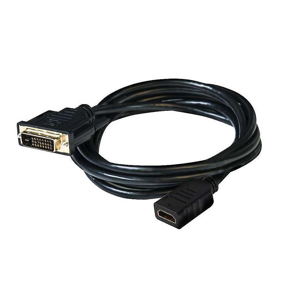 Club 3D HDMI Adapterkabel 2m HDMI zu DVI-D bidirektional schwarz CAC-1211