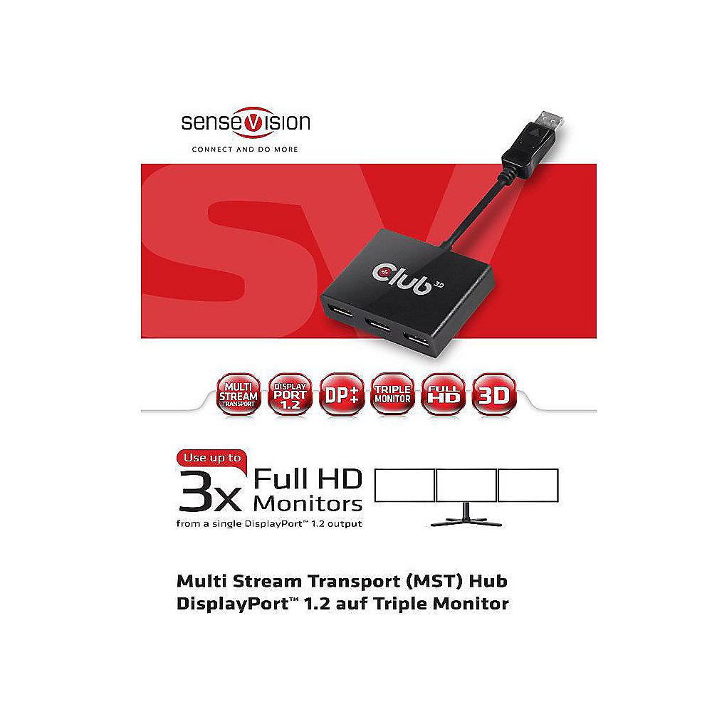 Club 3D MST Hub DisplayPort 1-3   1x MiniDP Adapter CSV-5300A