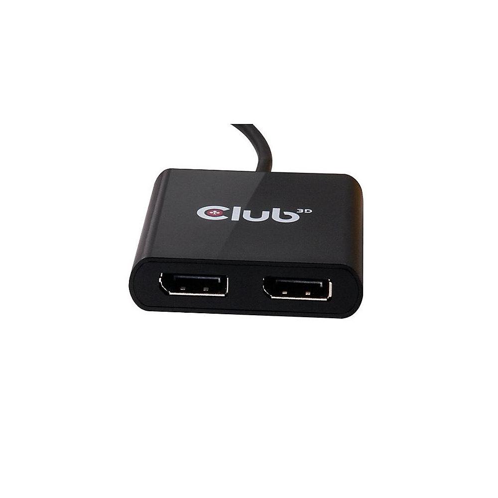 Club 3D MST Hub USB 3.1 Gen1 Typ C auf DisplayPort 1.2 Dual Monitor CSV-1545