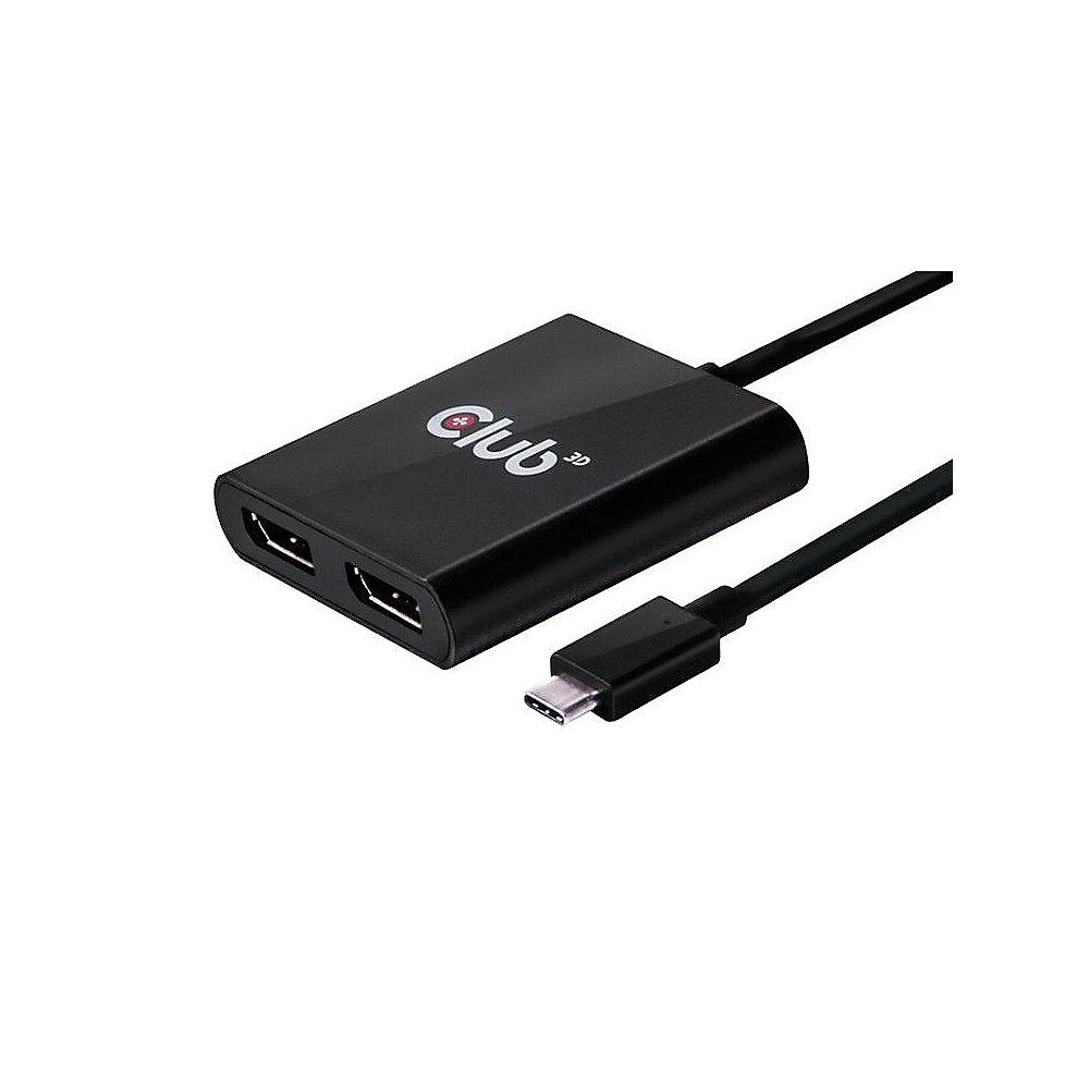 Club 3D MST Hub USB 3.1 Gen1 Typ C auf DisplayPort 1.2 Dual Monitor CSV-1545, Club, 3D, MST, Hub, USB, 3.1, Gen1, Typ, C, DisplayPort, 1.2, Dual, Monitor, CSV-1545