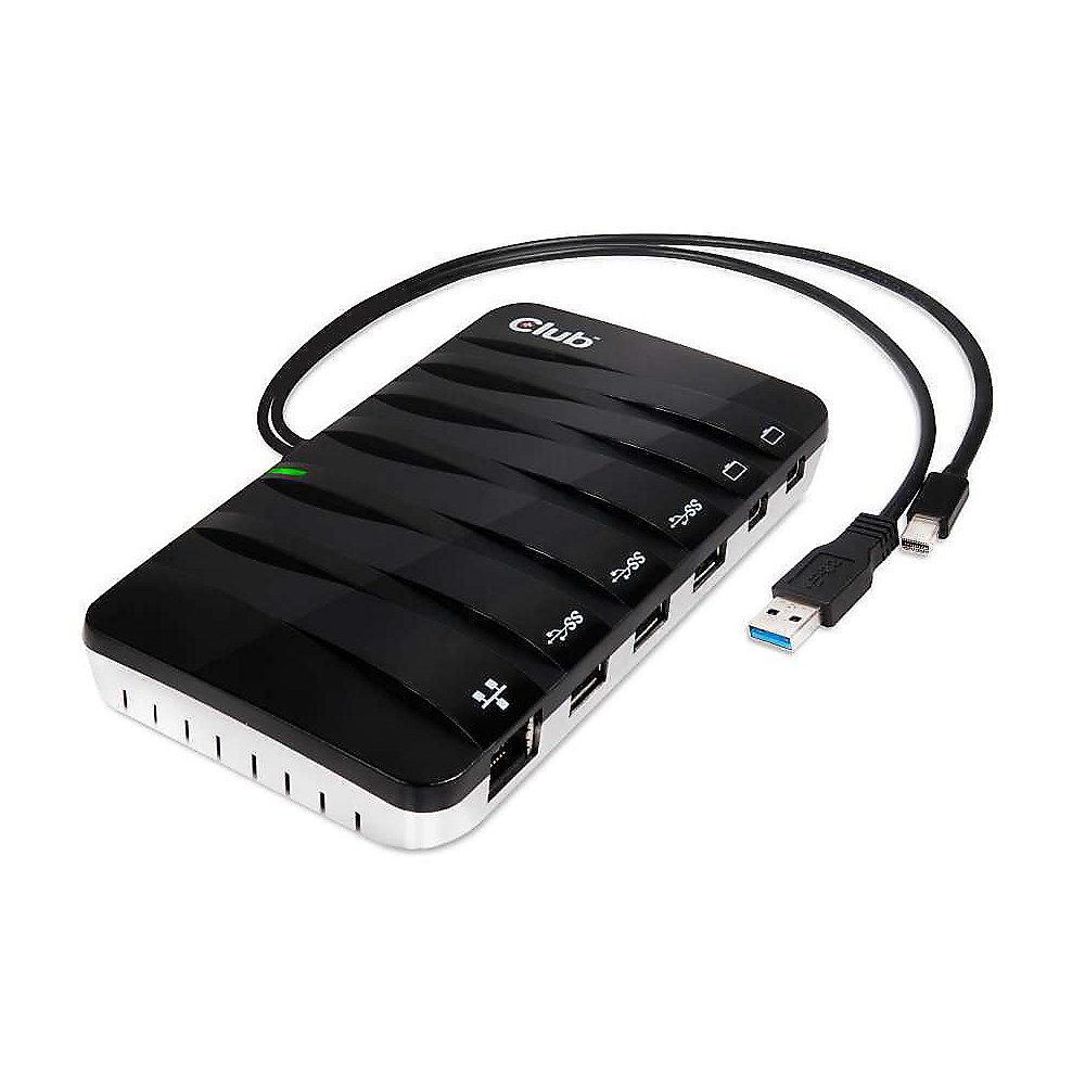 Club 3D SenseVision USB 3.0 MST Hub Docking   Dual Mini DisplayPort CSV-3203