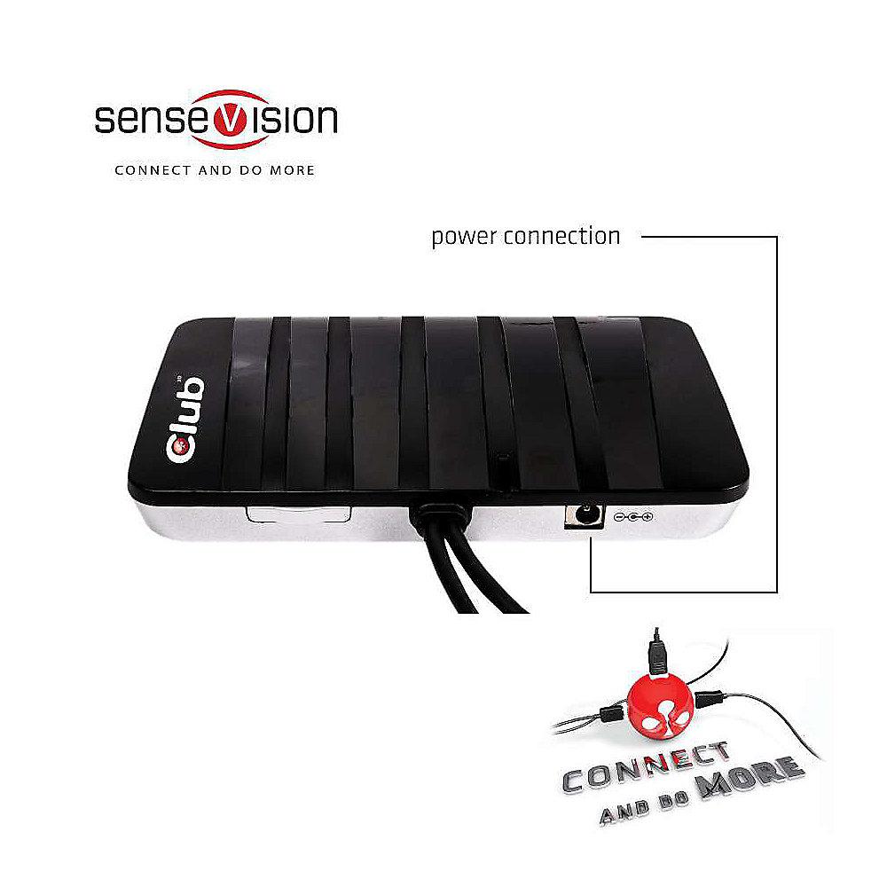 Club 3D SenseVision USB 3.0 MST Hub Docking   Dual Mini DisplayPort CSV-3203