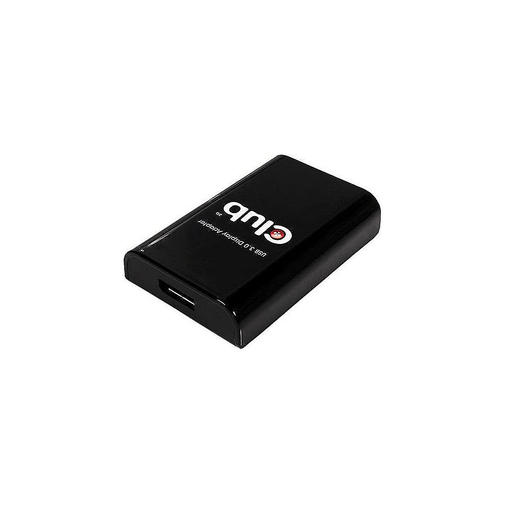 Club 3D USB 3.0 Grafikadapter USB-A zu DisplayPort 1600p schwarz CSV-2301