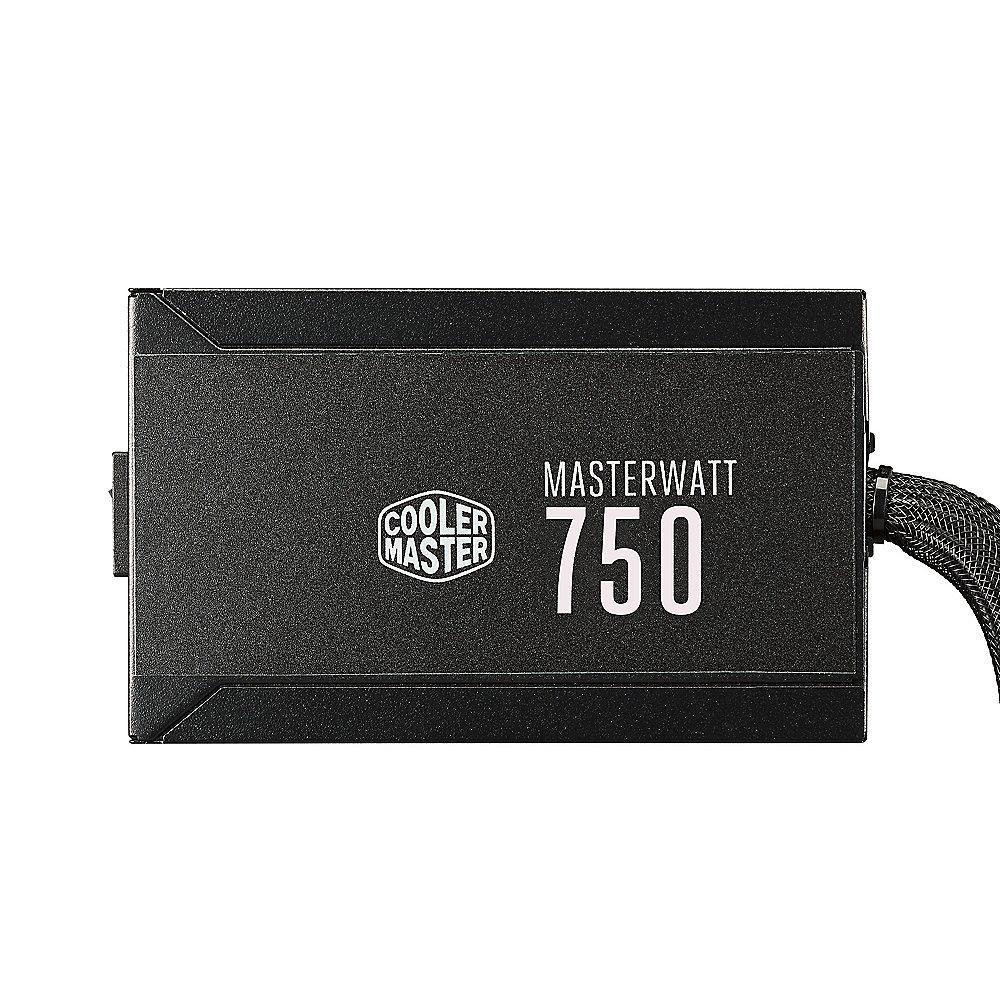 Cooler Master MasterWatt 750 Watt Netzteil 80  Bronze 120mm Lüfter