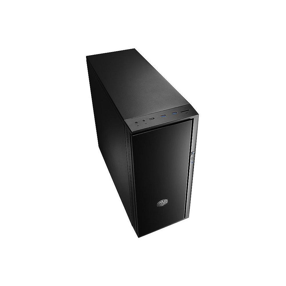 Cooler Master Silencio 452 Midi Tower - USB3.0 ATX Schwarz (o.NT.) Schallgedämmt, Cooler, Master, Silencio, 452, Midi, Tower, USB3.0, ATX, Schwarz, o.NT., Schallgedämmt