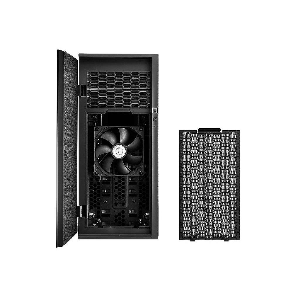 Cooler Master Silencio 452 Midi Tower - USB3.0 ATX Schwarz (o.NT.) Schallgedämmt, Cooler, Master, Silencio, 452, Midi, Tower, USB3.0, ATX, Schwarz, o.NT., Schallgedämmt