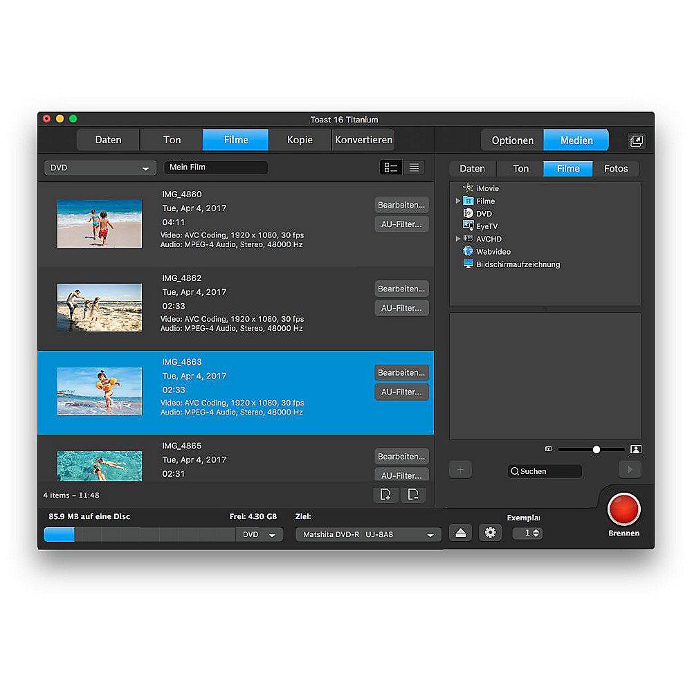 Corel Roxio Toast 17 Titanium - 1 User ML ESD