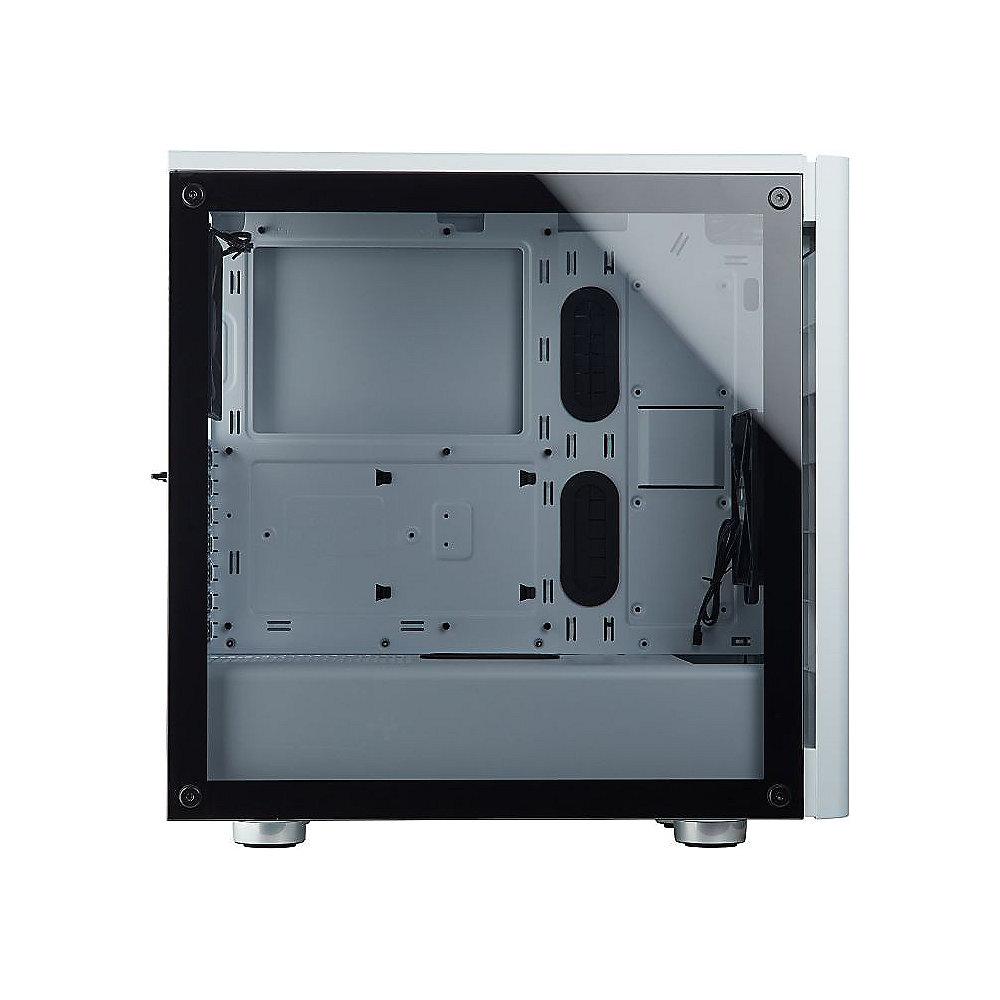 Corsair Carbide 275R White Midi Tower Gaming Gehäuse, mit TG Seitenfenster
