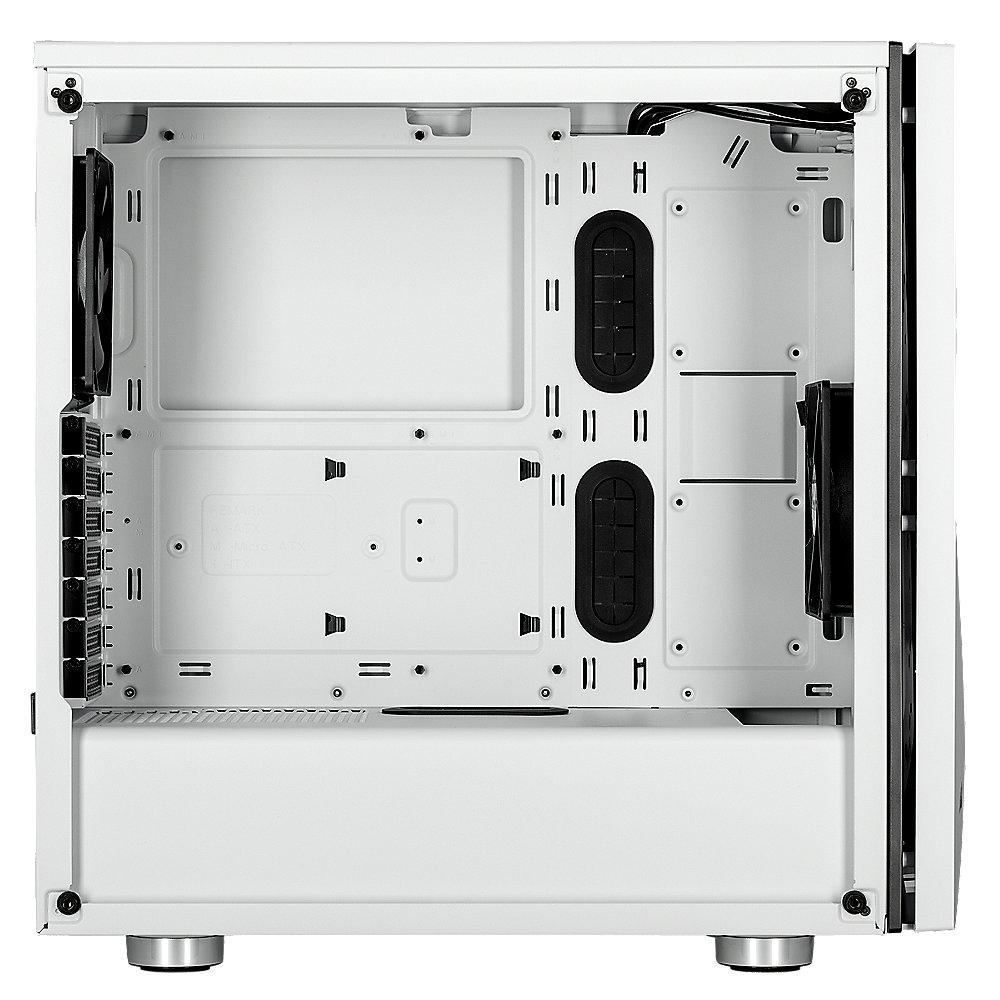 Corsair Carbide SPEC-06 White Midi Tower Gaming Gehäuse, TG Seitenfenster