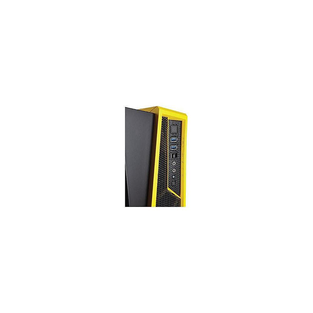 Corsair Carbide SPEC-ALPHA Schwarz/Gelb Midi Tower Gaming Gehäuse Seitenfenster