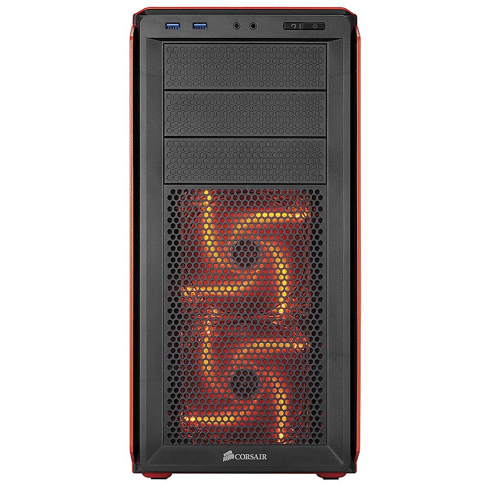 Corsair Graphite 230T Midi Tower ATX/mATX/Mini-ITX rot/graphit  Seitenfenster