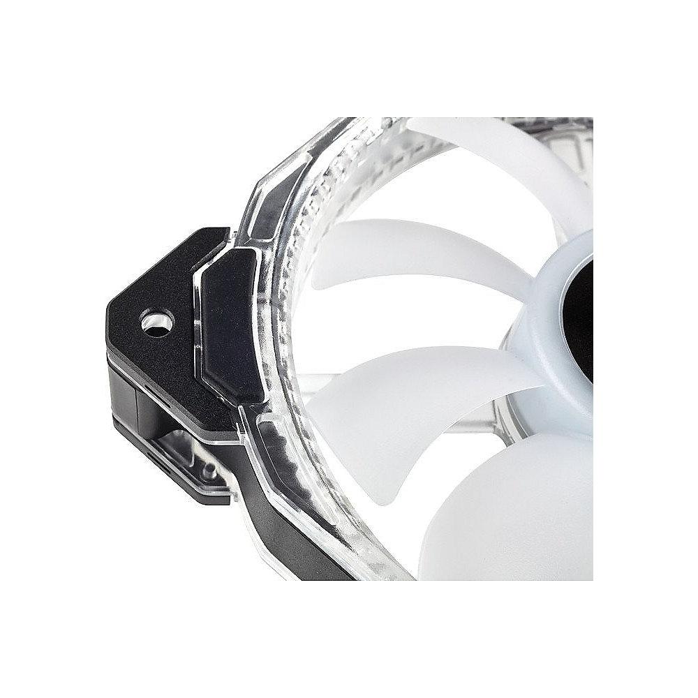 Corsair HD Series HD120 RGB LED Lüfter 120x120x25mm, 3er Set, inkl LED Steuerung