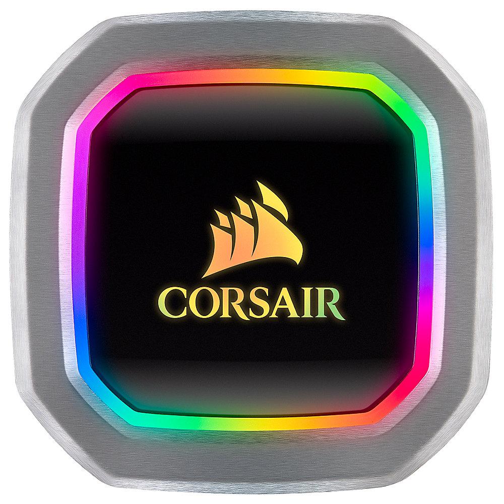 Corsair Hydro Series H100i RGB Platinum Wasserkühlung Intel und AMD CPU, Corsair, Hydro, Series, H100i, RGB, Platinum, Wasserkühlung, Intel, AMD, CPU