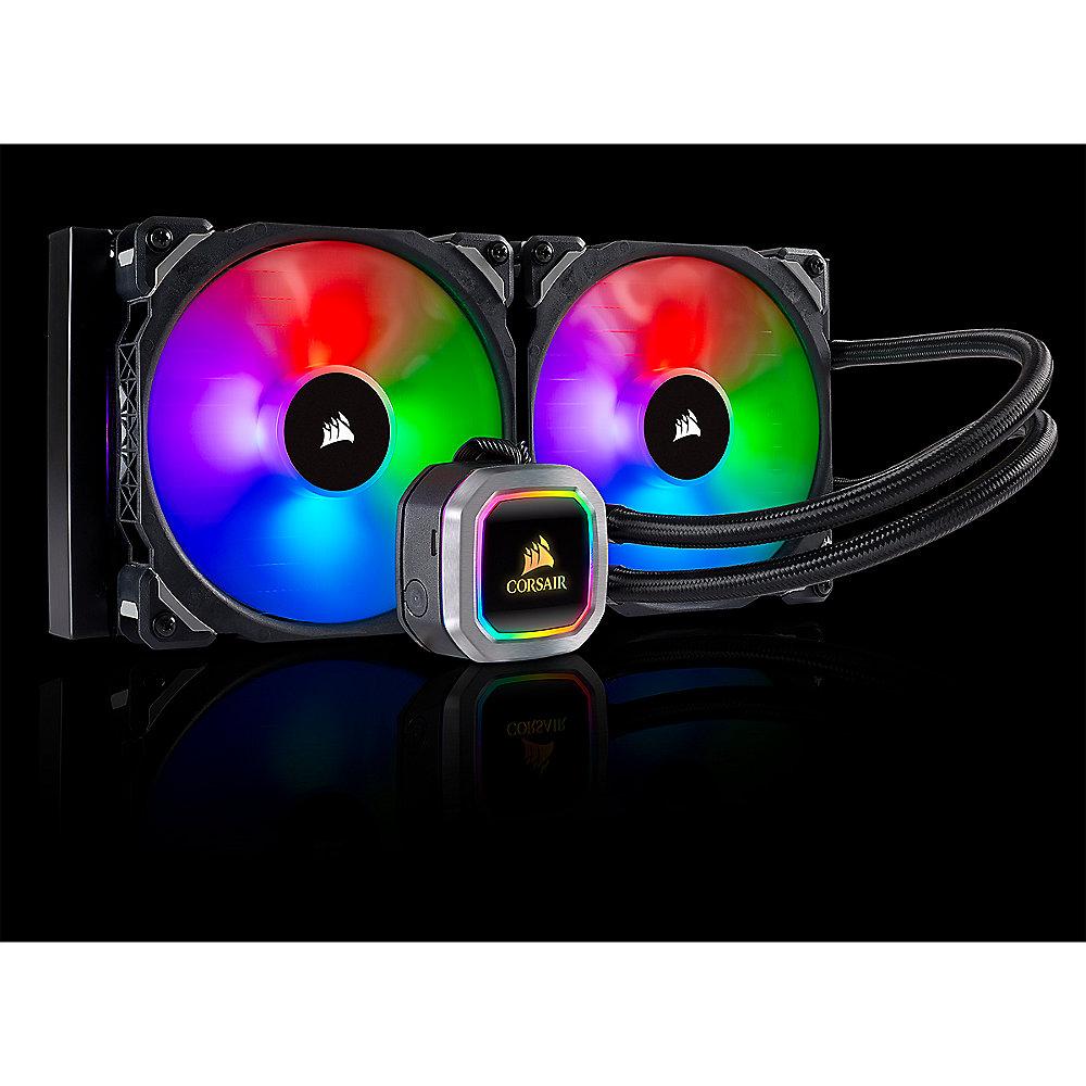 Corsair Hydro Series H100i RGB Platinum Wasserkühlung Intel und AMD CPU, Corsair, Hydro, Series, H100i, RGB, Platinum, Wasserkühlung, Intel, AMD, CPU