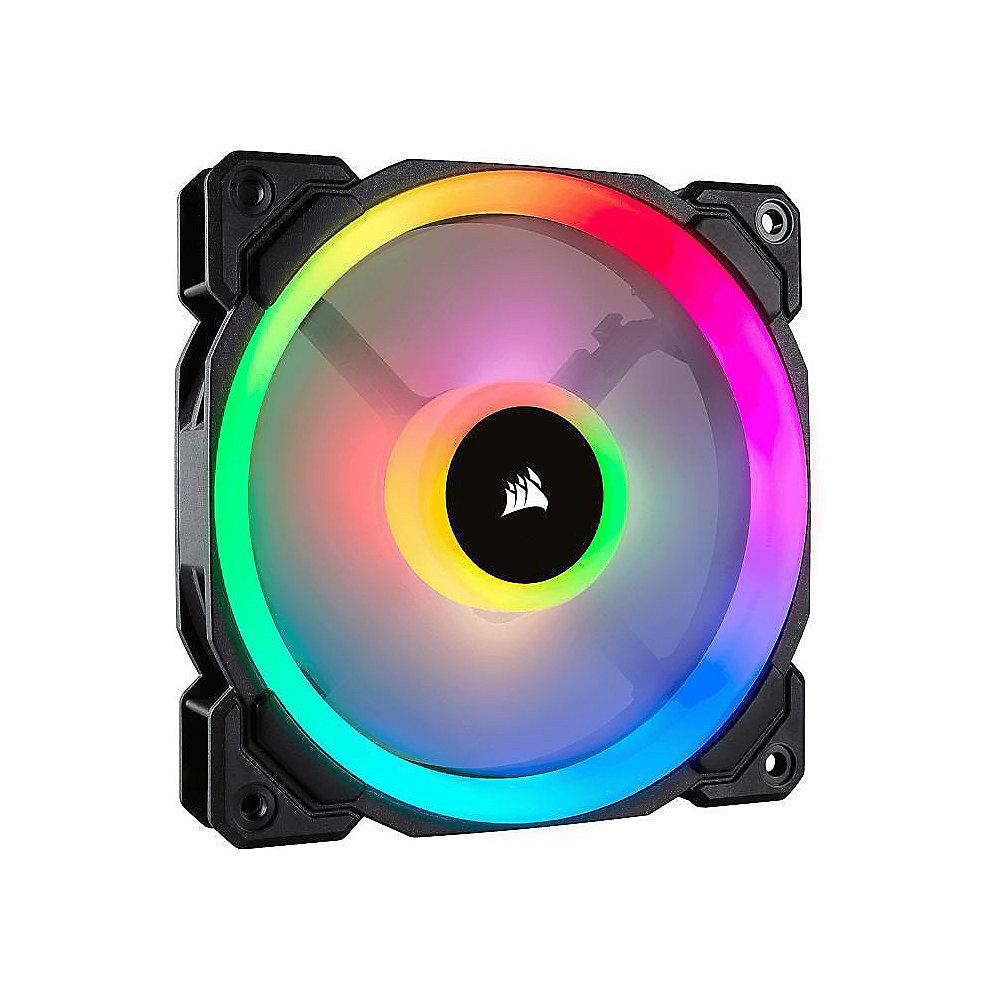 Corsair LL Series LL140 LED RGB Lüfter 140 mm, Corsair, LL, Series, LL140, LED, RGB, Lüfter, 140, mm