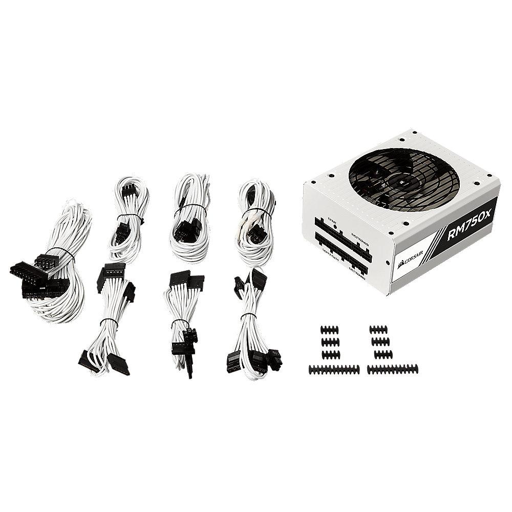 Corsair RMx Series RM750x White 750 Watt Netzteil 80  Gold (modular)