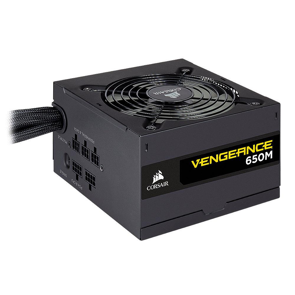 Corsair Vengeance V650M 650 Watt Netzteil 80  Silber teilmodular 120mm Lüfter