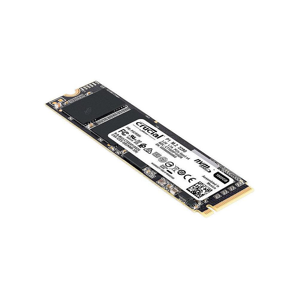 Crucial P1 SSD 500GB M.2 Micron NVMe 1.3, Crucial, P1, SSD, 500GB, M.2, Micron, NVMe, 1.3