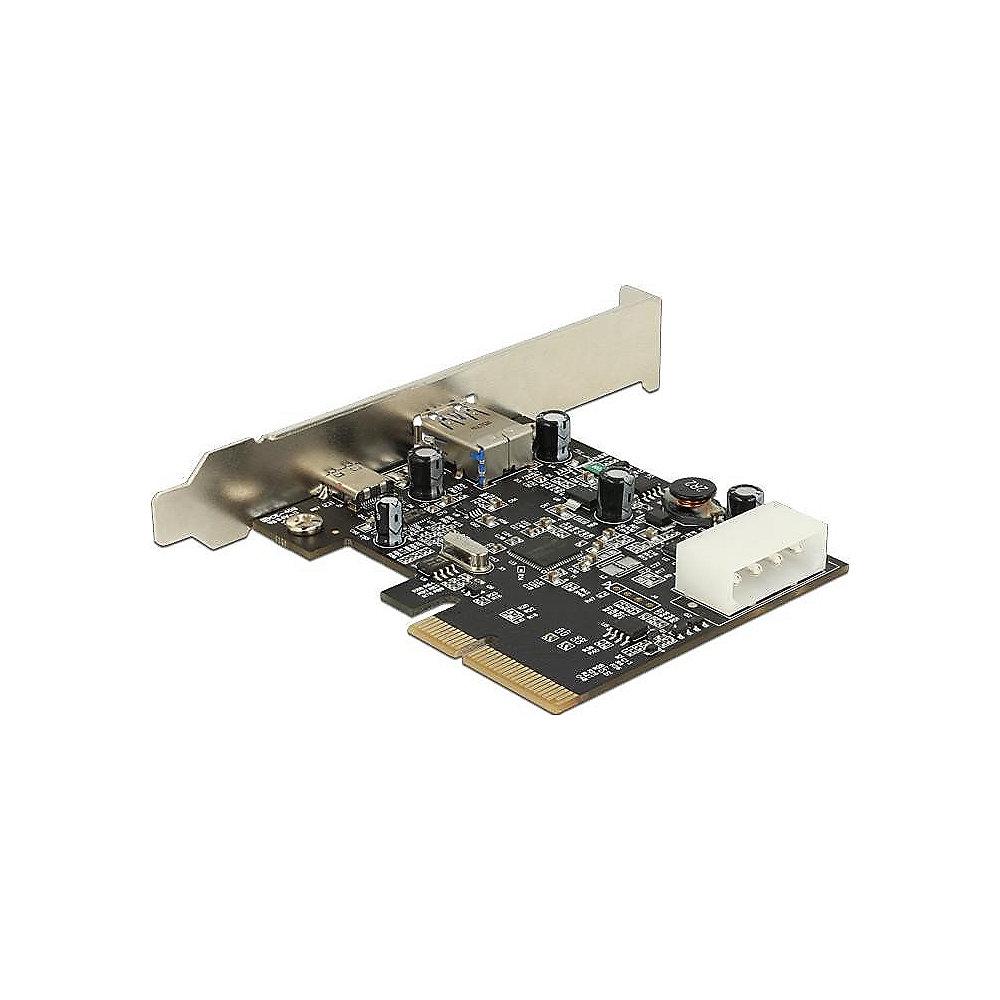 DeLOCK PCI Express Karte > 2x USB 3.1 Gen2 Typ C und A Buchsen