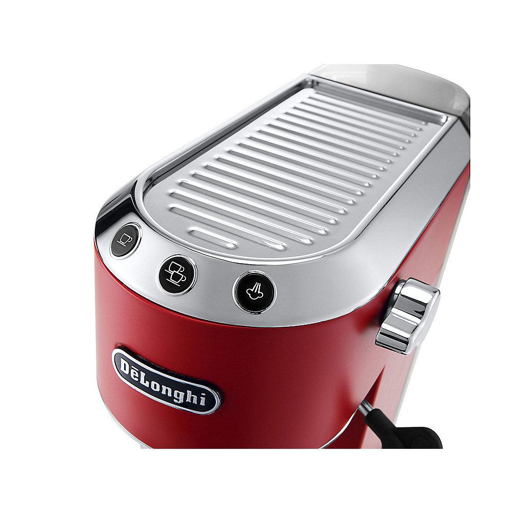 DeLonghi EC 685.R Dedica Style Siebträger Espressomaschine Rot, DeLonghi, EC, 685.R, Dedica, Style, Siebträger, Espressomaschine, Rot