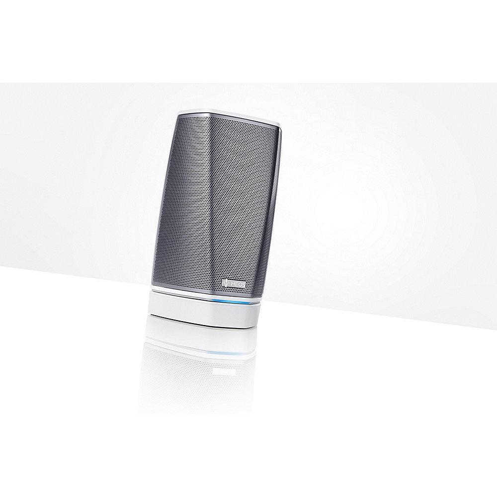 Denon HEOS 1 HS2 wireless Multiroom-Lautsprecher mit Bluetooth, WLAN Weiß/Silber, Denon, HEOS, 1, HS2, wireless, Multiroom-Lautsprecher, Bluetooth, WLAN, Weiß/Silber
