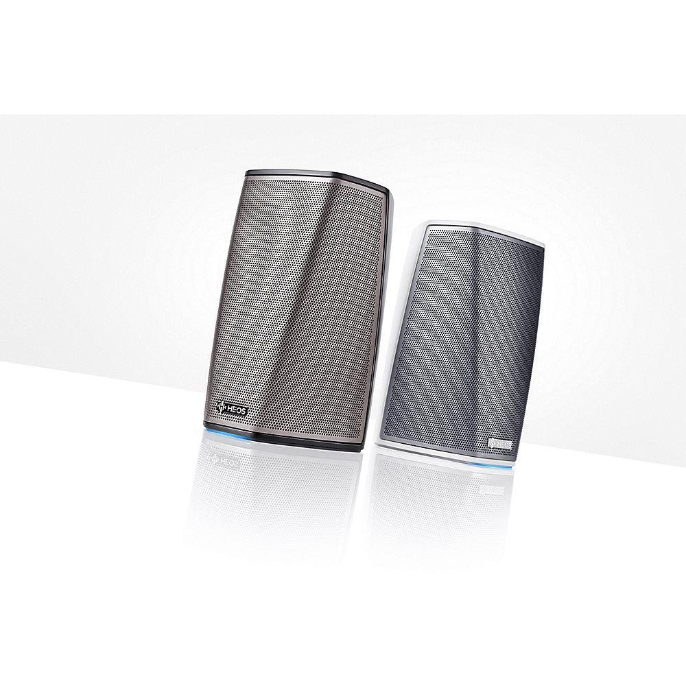 Denon HEOS 1 HS2 wireless Multiroom-Lautsprecher Twin-Pack Weiß/Silber, Denon, HEOS, 1, HS2, wireless, Multiroom-Lautsprecher, Twin-Pack, Weiß/Silber