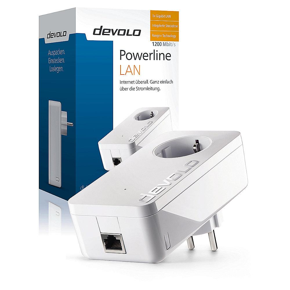 devolo dLAN 1200  (1200Mbit, Powerline, 1xGB LAN, Steckdose, Netzwerk, range ), devolo, dLAN, 1200, , 1200Mbit, Powerline, 1xGB, LAN, Steckdose, Netzwerk, range,