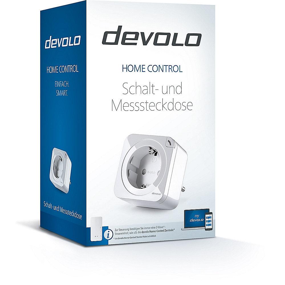 devolo Home Control 4er Set Schalt- & Messsteckdose 2.0 (Smart Home, Steckdose)