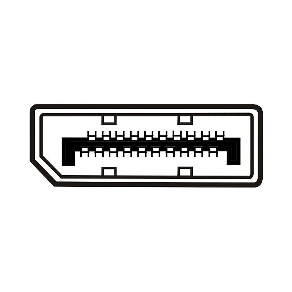 DIGITUS Displayport 1.1a Kabel 2m mini DP zu DP St./St. weiss, DIGITUS, Displayport, 1.1a, Kabel, 2m, mini, DP, DP, St./St., weiss