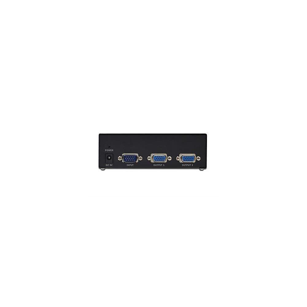 DIGITUS DS-41100 VGA Splitter 350MHz 2-Port, DIGITUS, DS-41100, VGA, Splitter, 350MHz, 2-Port