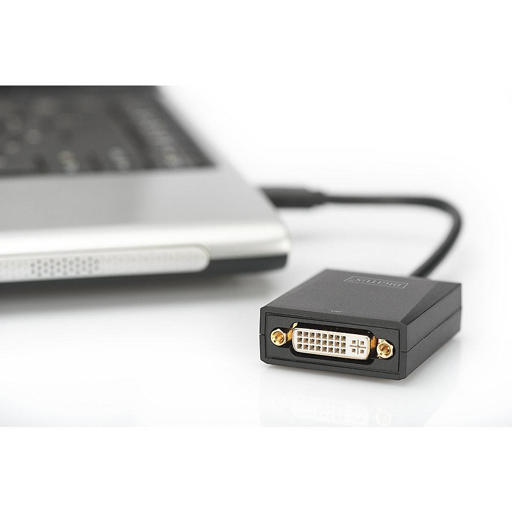 DIGITUS USB 3.0 zu DVI Adapter Full HD schwarz