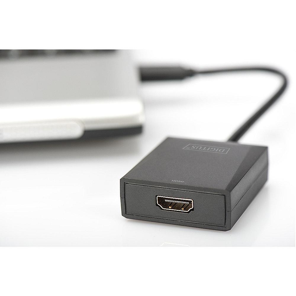 DIGITUS USB 3.0 zu HDMI Adapter Full HD schwarz