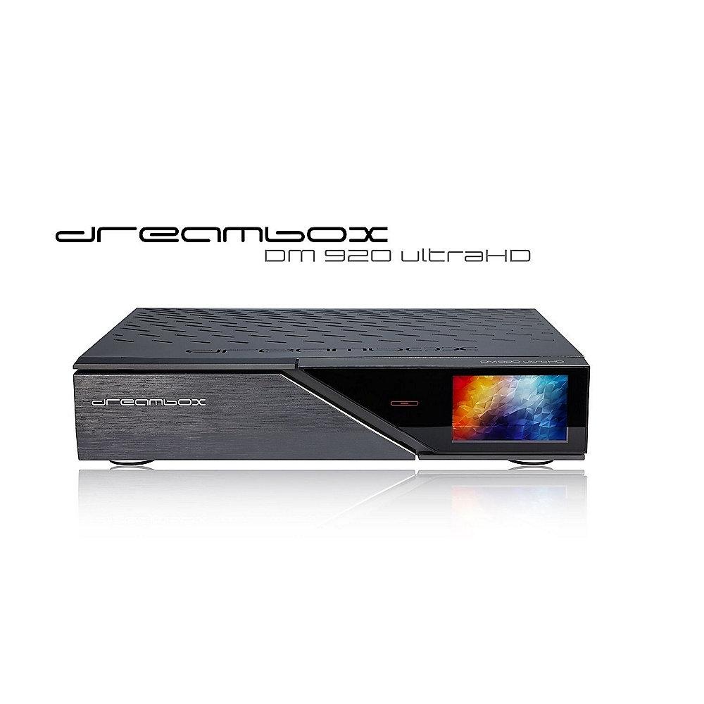 Dreambox DM920 UHD 4K 1x Triple MultiStream (2x DVB-S2X /1x DVB-C/T2)-Receiver
