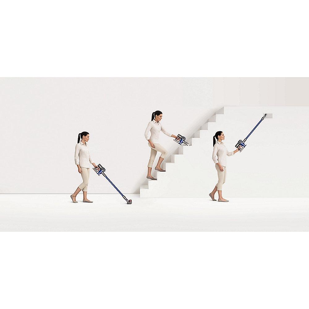 Dyson V6 Fluffy Akkusauger 21,6 V blau/nickel