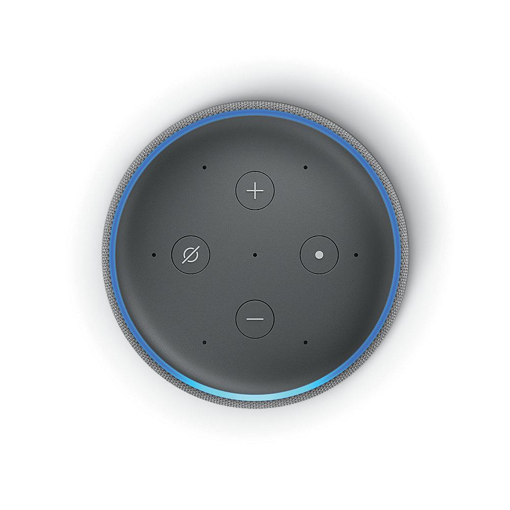 Echo Plus (2. Gen) mit Premiumklang und integriertem Smart Home-Hub - Hellgrau, Echo, Plus, 2., Gen, Premiumklang, integriertem, Smart, Home-Hub, Hellgrau