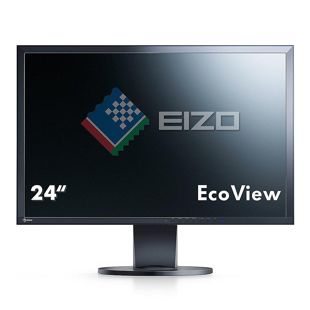 EIZO EV2416WFS3-BK 61 cm (24") Flexscan Monitor mit Pivot und Lautsprecher