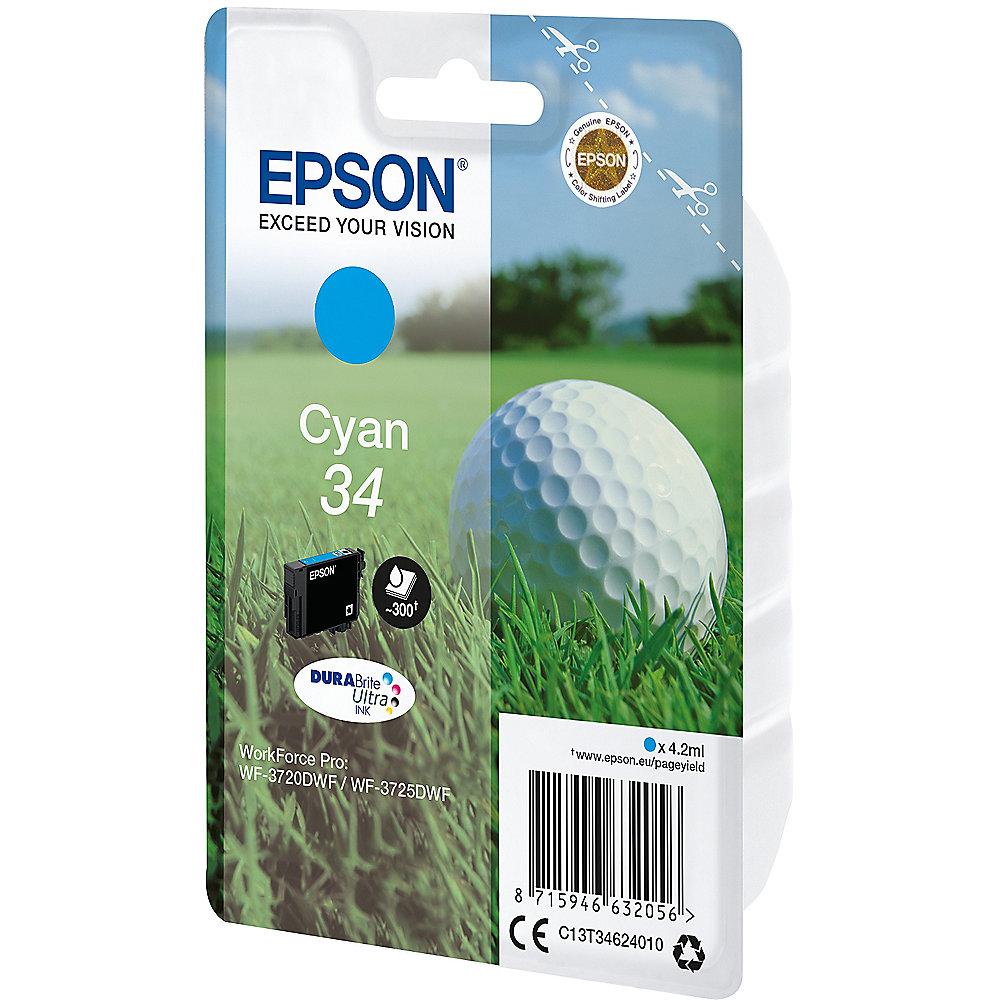 Epson C13T34624010 Druckerpatrone 34 cyan