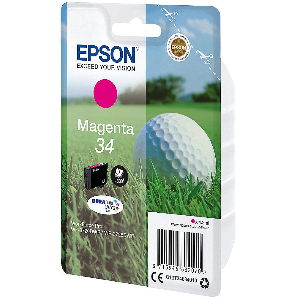 Epson C13T34634010 Druckerpatrone 34 magenta